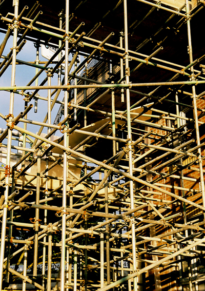 Cardiff to the See - The Scaffolding